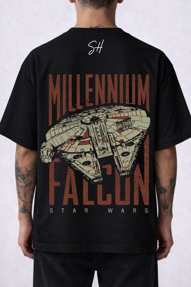 Stylish Heaven Millennium Falcon Oversized tshirt
