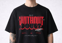 Hustle Hard Streetwear Back Print T-Shirt