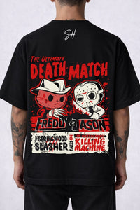 Freddy vs Jason Death Match Graphic Tee
